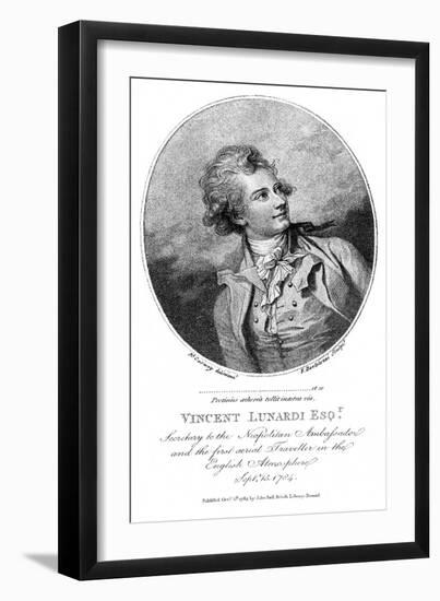 Vincenzo Lunardi-Richard Cosway-Framed Art Print