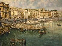 Strada Del Pendino in Naples, 1888-Vincenzo Migliaro-Framed Giclee Print