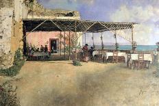 Outdoor Restaurant-Vincenzo Migliaro-Framed Giclee Print