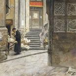 Italy, Naples, the Bookstall-Vincenzo Panciatichi-Giclee Print