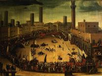 Festival in the Piazza Del Campo, Siena-Vincenzo Rustici-Giclee Print