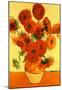 Vincnet Van Gogh Still Life Vase with Fifteen Sunflowers 5 Art Print Poster-null-Mounted Poster