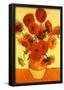 Vincnet Van Gogh Still Life Vase with Fifteen Sunflowers 5 Art Print Poster-null-Framed Poster