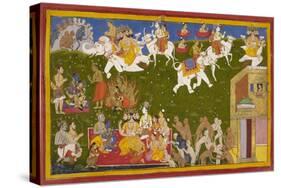 Vindication Of Sita-Sahib Din-Stretched Canvas