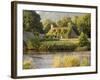 Vine-Covered Stone Cottage Near River Conwy-Richard Klune-Framed Photographic Print