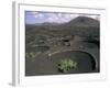 Vine Cultivation, La Geria Region, Lanzarote, Canary Islands, Spain-Ken Gillham-Framed Photographic Print