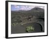 Vine Cultivation, La Geria Region, Lanzarote, Canary Islands, Spain-Ken Gillham-Framed Photographic Print