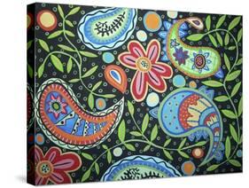 Vine Paisley-Karla Gerard-Stretched Canvas