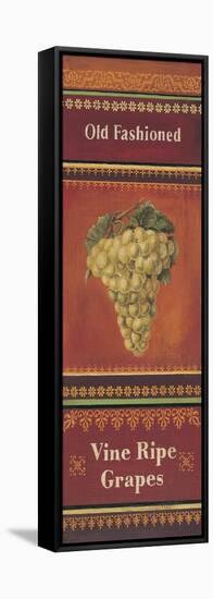 Vine Ripe Grapes-Kimberly Poloson-Framed Stretched Canvas