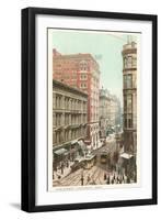 Vine Street, Cincinnati, Ohio-null-Framed Art Print