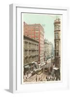 Vine Street, Cincinnati, Ohio-null-Framed Art Print