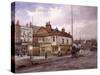 Vine Tavern, Mile End Road, Stepney, London, (C1883)-John Crowther-Stretched Canvas