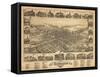 Vineland, New Jersey - Panoramic Map-Lantern Press-Framed Stretched Canvas