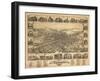 Vineland, New Jersey - Panoramic Map-Lantern Press-Framed Art Print