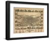 Vineland, New Jersey - Panoramic Map-Lantern Press-Framed Art Print