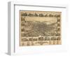 Vineland, New Jersey - Panoramic Map-Lantern Press-Framed Art Print