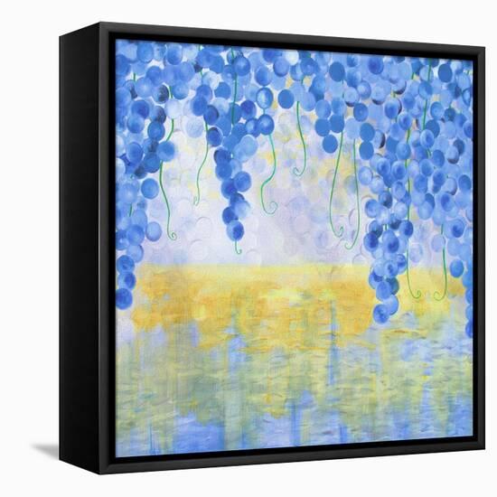 Vines Above Water-Herb Dickinson-Framed Stretched Canvas