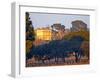 Vineyard and Building of Chateau La Nerthe, Chateauneuf-Du-Pape, Vaucluse, Rhone, Provence, France-Per Karlsson-Framed Photographic Print