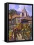 Vineyard at San Miguel-Clif Hadfield-Framed Stretched Canvas