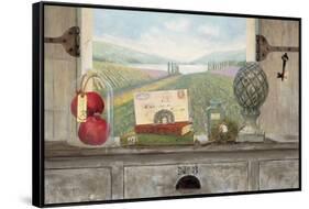 Vineyard Chateau View-Arnie Fisk-Framed Stretched Canvas