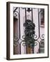 Vineyard Gate Detail, Eguisheim, Haut Rhin, Alsace, France-Walter Bibikow-Framed Photographic Print