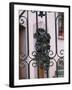 Vineyard Gate Detail, Eguisheim, Haut Rhin, Alsace, France-Walter Bibikow-Framed Photographic Print