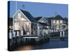 Vineyard Haven Harbour, Martha's Vineyard, Massachusetts, USA-Walter Bibikow-Stretched Canvas