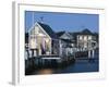 Vineyard Haven Harbour, Martha's Vineyard, Massachusetts, USA-Walter Bibikow-Framed Photographic Print