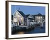 Vineyard Haven Harbour, Martha's Vineyard, Massachusetts, USA-Walter Bibikow-Framed Photographic Print