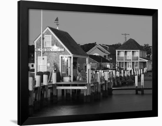 Vineyard Haven Harbour, Martha's Vineyard, Massachusetts, USA-Walter Bibikow-Framed Photographic Print