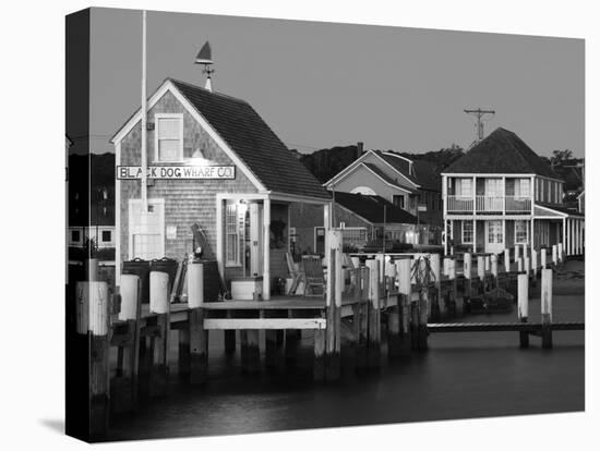 Vineyard Haven Harbour, Martha's Vineyard, Massachusetts, USA-Walter Bibikow-Stretched Canvas