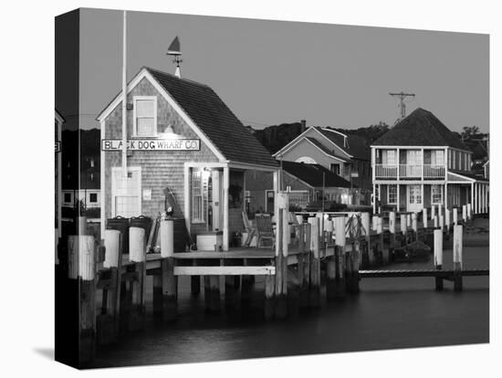 Vineyard Haven Harbour, Martha's Vineyard, Massachusetts, USA-Walter Bibikow-Stretched Canvas