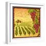 Vineyard Landscape-Oleg Iatsun-Framed Art Print