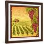 Vineyard Landscape-Oleg Iatsun-Framed Art Print