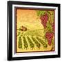 Vineyard Landscape-Oleg Iatsun-Framed Art Print