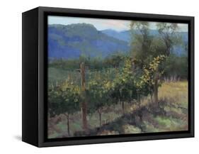 Vineyard On The Hill-Jill Schultz McGannon-Framed Stretched Canvas