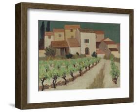 Vineyard, Provence-Eric Hains-Framed Giclee Print