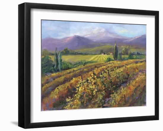 Vineyard Tapestry I-Nanette Oleson-Framed Art Print