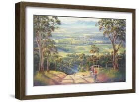 Vineyard Vista-John Bradley-Framed Giclee Print