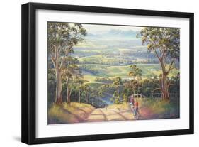 Vineyard Vista-John Bradley-Framed Giclee Print