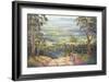 Vineyard Vista-John Bradley-Framed Giclee Print