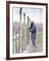 Vineyard Worker, Bodega Nqn Winery, Vinedos De La Patagonia, Neuquen, Patagonia, Argentina-Per Karlsson-Framed Photographic Print