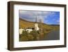 Vineyards and church near Piesport, Moselle Valley, Rhineland-Palatinate, Germany, Europe-Hans-Peter Merten-Framed Photographic Print