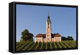 Vineyards and Pilgrimage Church of Birnau Abbey-Markus Lange-Framed Stretched Canvas