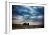 Vineyards and Tilled Fields Surround the Abbey of Saint Antimo-Terry Eggers-Framed Photographic Print