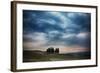 Vineyards and Tilled Fields Surround the Abbey of Saint Antimo-Terry Eggers-Framed Photographic Print