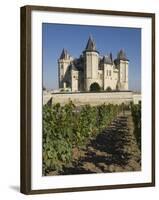 Vineyards around the Chateau De Saumur, Maine-et-Loire, Pays De La Loire, France, Europe-James Emmerson-Framed Photographic Print