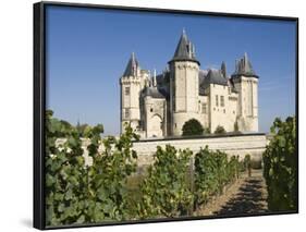 Vineyards around the Chateau De Saumur, Maine-et-Loire, Pays De La Loire, France, Europe-James Emmerson-Framed Photographic Print