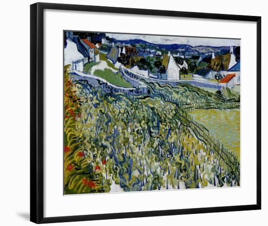 Vineyards at Auvers, c.1890-Vincent van Gogh-Framed Art Print