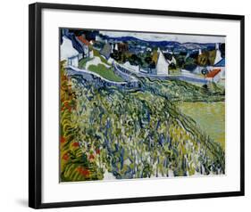 Vineyards at Auvers, c.1890-Vincent van Gogh-Framed Art Print